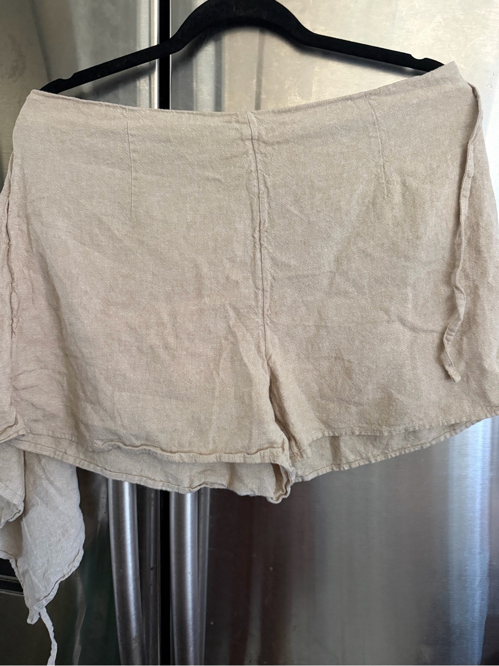 Old Navy Beige Linen-Blend Skort